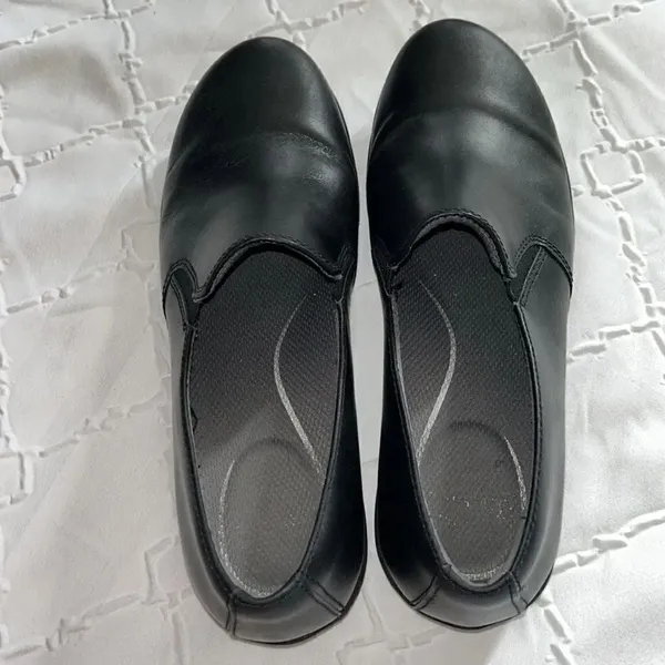 Dansko Linley Slip Resistant Leather Platform Slip-On Shoes(Size 40) - Image 3