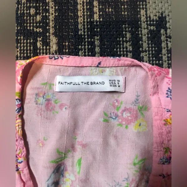 La Colle Top in Pink Juliette Floral FAITHFULL THE BRAND revolve - Image 7