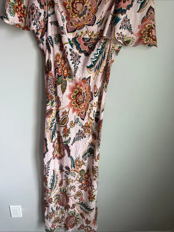 NEW Anthropologie Kachel Flutter-Sleeve Slip Dress 10 - Image 6