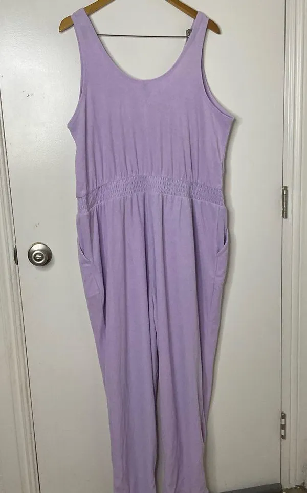 Torrid Sleep Terry Jumpsuit Size 2X Lavender Lounge - Image 10