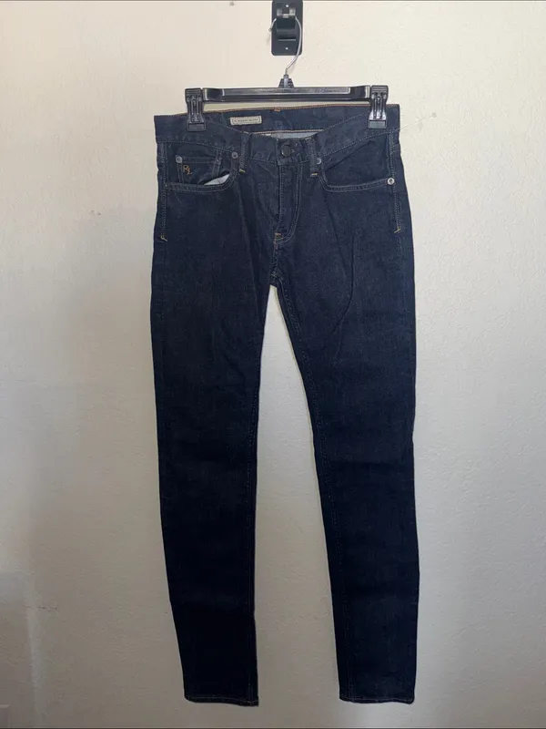 Ralph Lauren RL Stacked Skinny Jeans Dark Wash Indigo Denim Size‎ 28 - Image 7