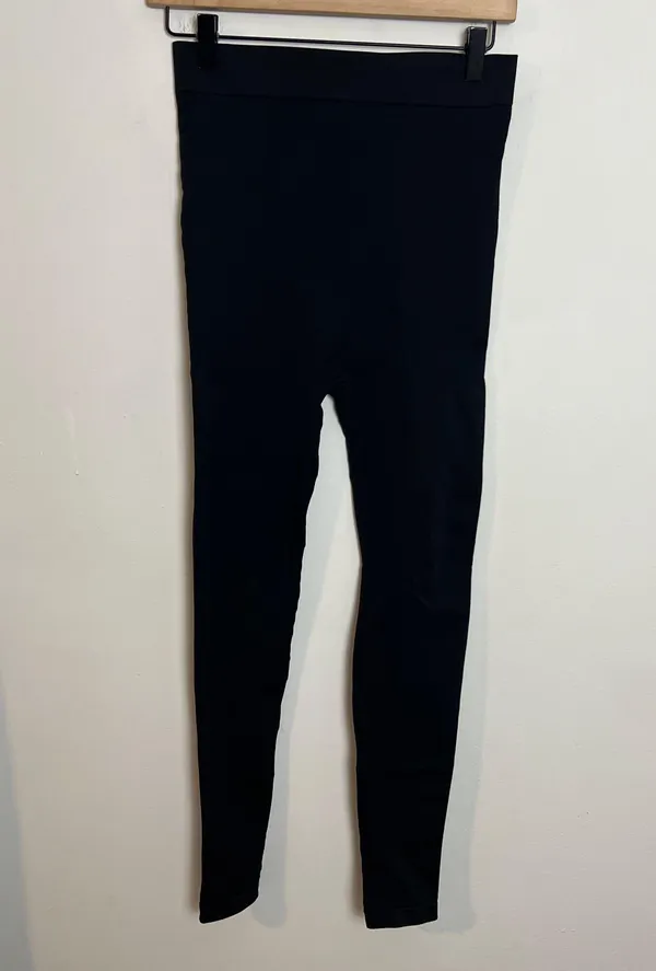 Blanqi EVERYDAY- Highwaist Postpartum + Nursing Support Leggings Black - Image 3