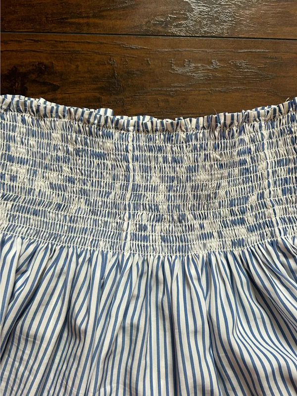 Koch Erica Skirt Blue Texas Stripe - Image 4