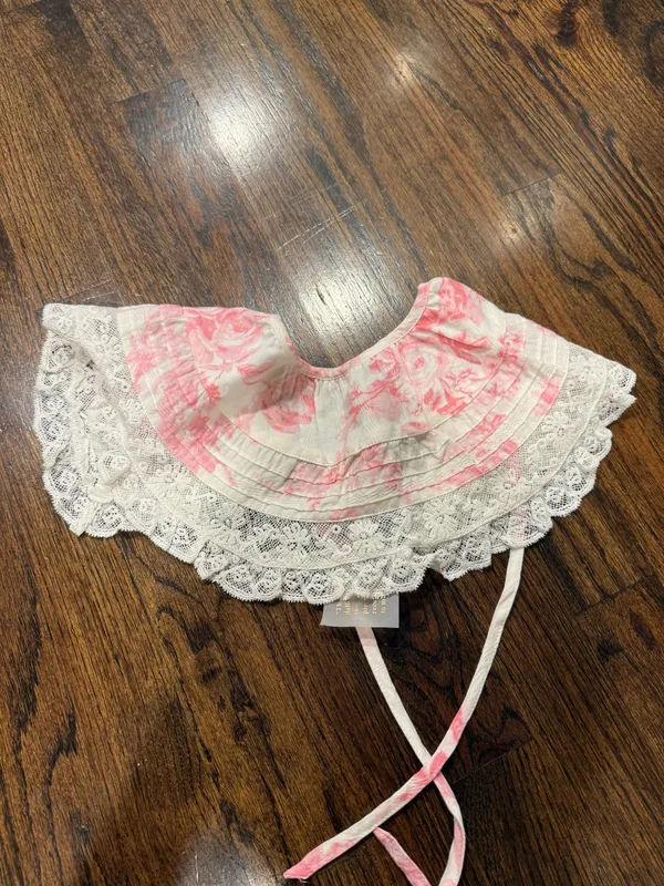 LoveShackFancy Pink Floral Collar NWT - Image 3