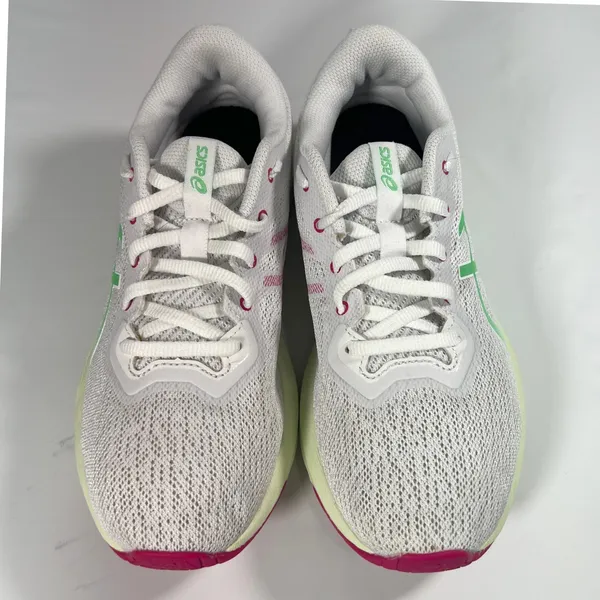 ASICS Versablast 3 Running Shoes Womens 7.5‎ White Lime Pink 1012B179 Athletic - Image 3