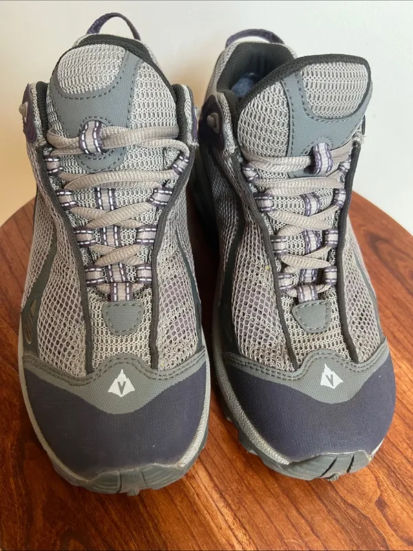 Vasque Women's Trail Shoes hiking in Gray and Purple Accents - Image 8