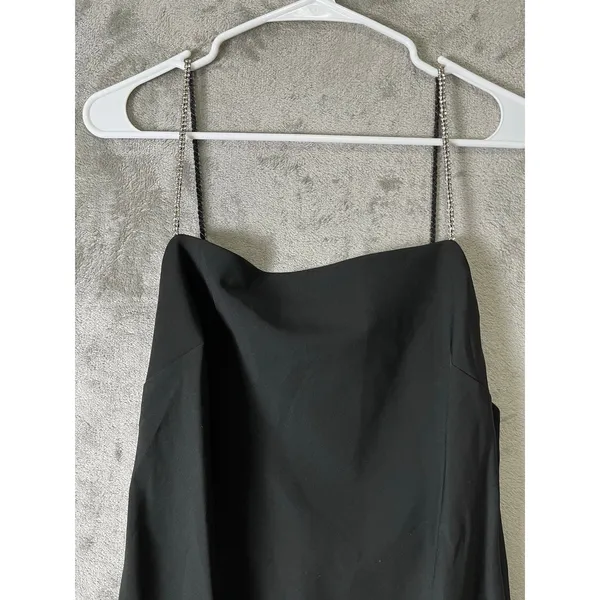 NBD Hollywood & Vine Mini Dress Black Crystal Embellished Straps Backless Party - Image 2