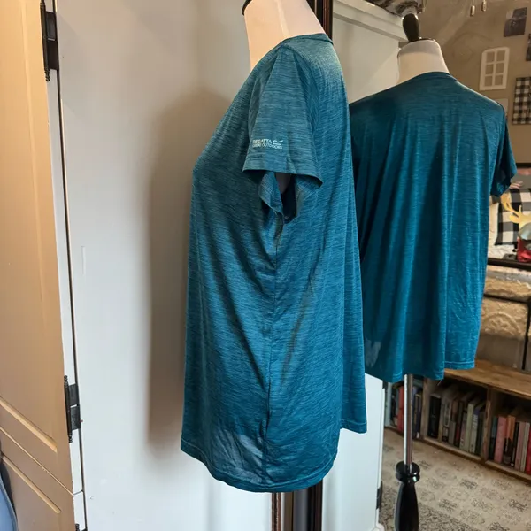 Regatta 3XL Teal Tee Shirt Multiple Size 3X - Image 2