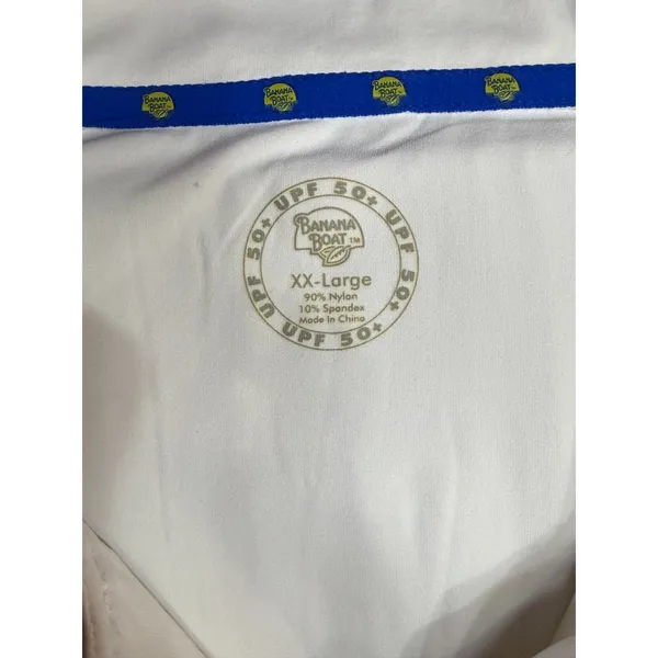 Banana Boat Womens XXL White UPF 50+ Protective Midi Sleeveless Activewear Dress - Image 8