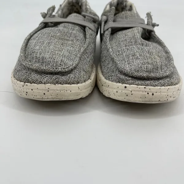 Hey‎ Dude Wendy Linen Gray Casual Comfort Slip On Loafer Shoes Women's Size 7 - Image 4