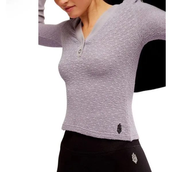 NWT Free People | FP Movement Trailblazer Recovery Layer‎ Purple L - Image 4