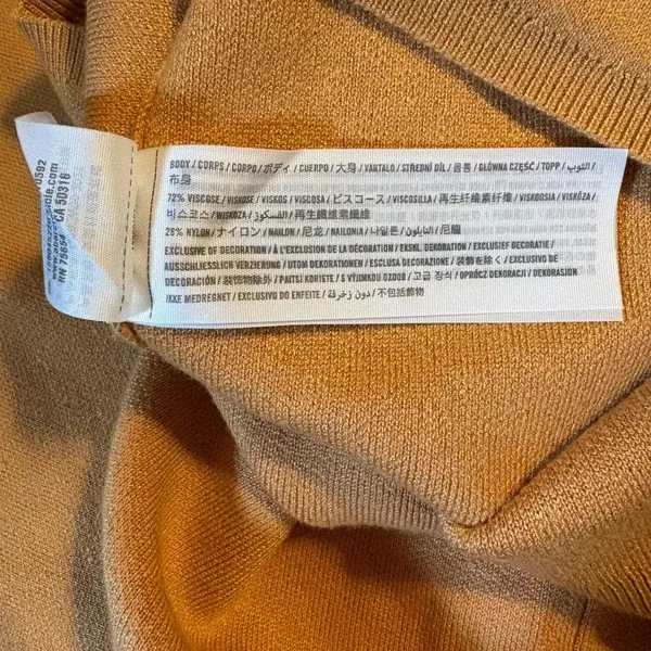 Abercrombie & Fitch NWT‎ Mustard Yellow High Neck Knit Mini Dress Large - Image 8