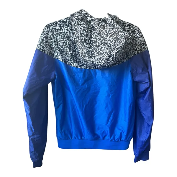 Nike Windrunner with a retro blue color-block design Nike Blue and Black - Image 3