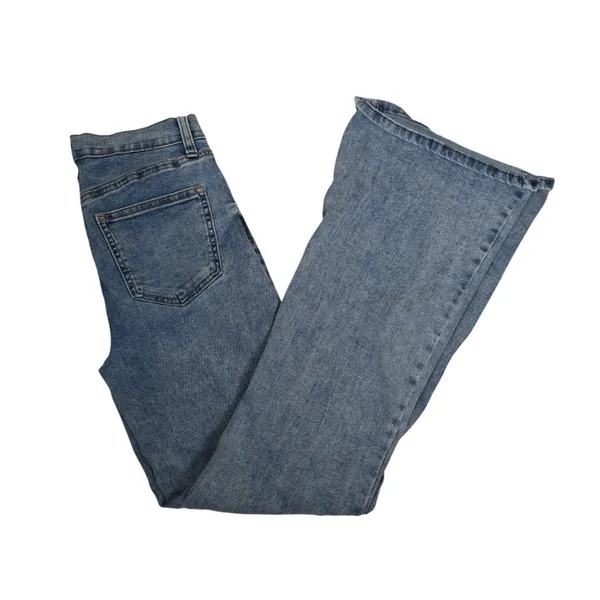 Celebrity Pink Womens 7/28 Distressed Flare Jeans - Image 3