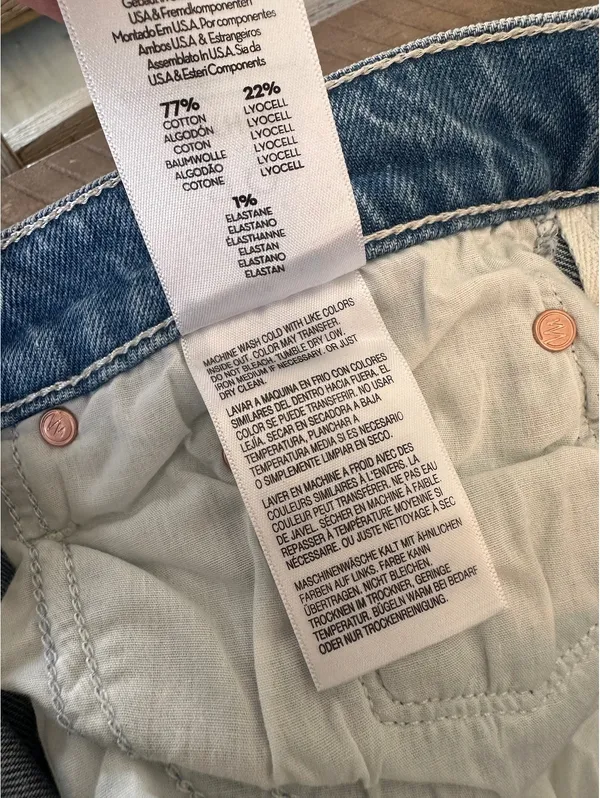 MOTHER NWT The Mid Rise Maven Ankle Jeans in Magic School Bus Wash Women’s 29 - Image 11