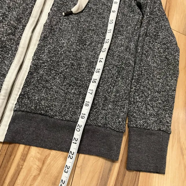 Vintage Havana sweatshirt full zip gray Sz s - Image 4