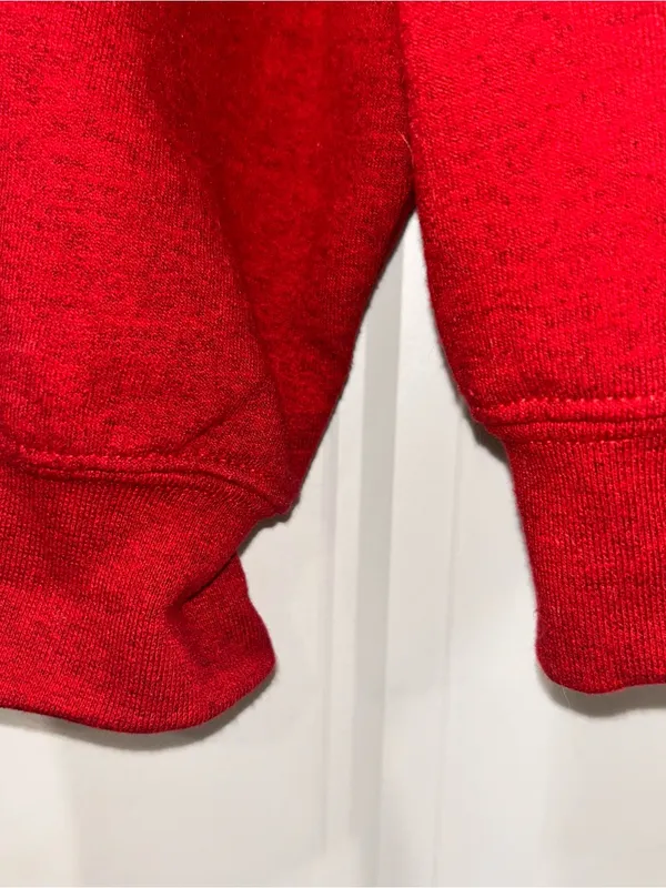 Big Cedar Crewneck Sweatshirt Women’s Large Red - Image 4