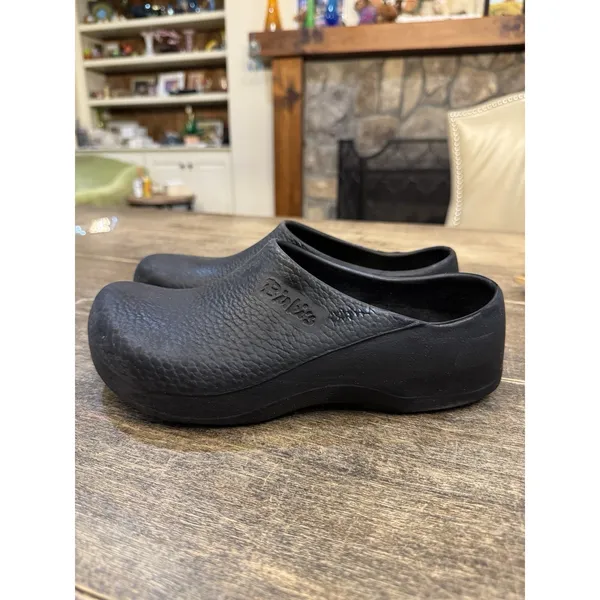 Birkenstock Black‎ Rubber Waterproof Men's Clog Mules Shoes 40 MENs 7 womens 9 - Image 3