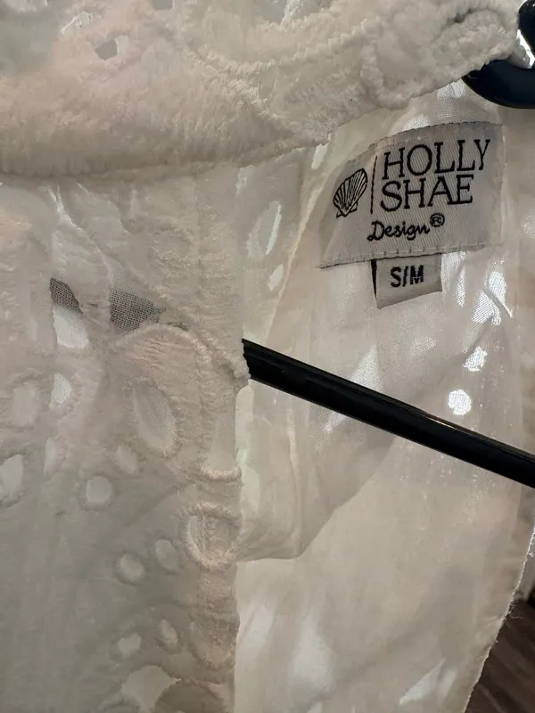 White lace halter dress midi brand holly shae Size s/m - Image 2