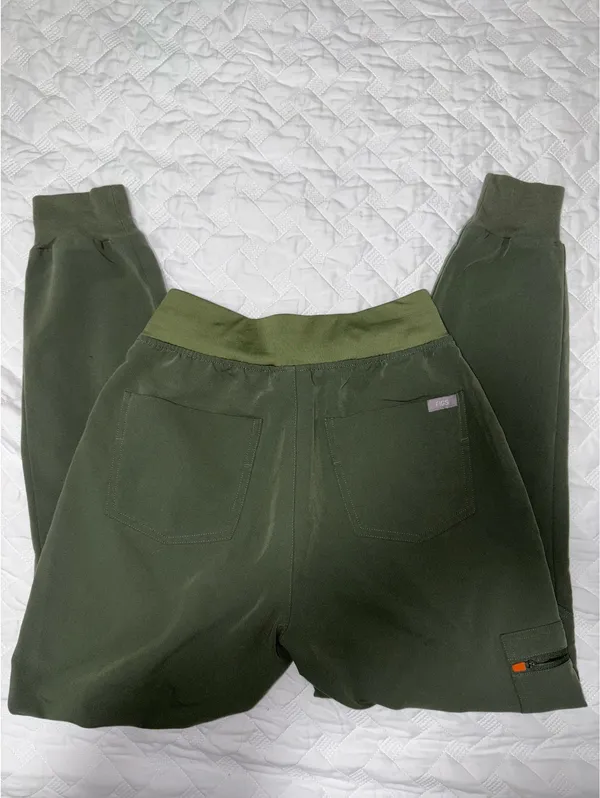 Green FIGS Scrub Pants - Image 2