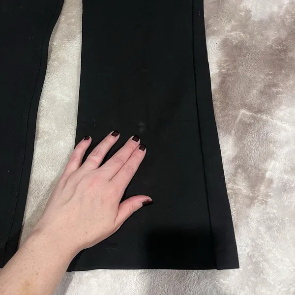 SPANX Super Smooth Perfect Fit Ponte Wide Leg Pants Black Size S Petite 23” Long - Image 3
