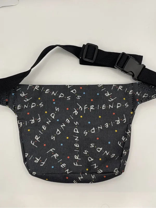 Friends TV show fanny pack multicolor Black - Image 4