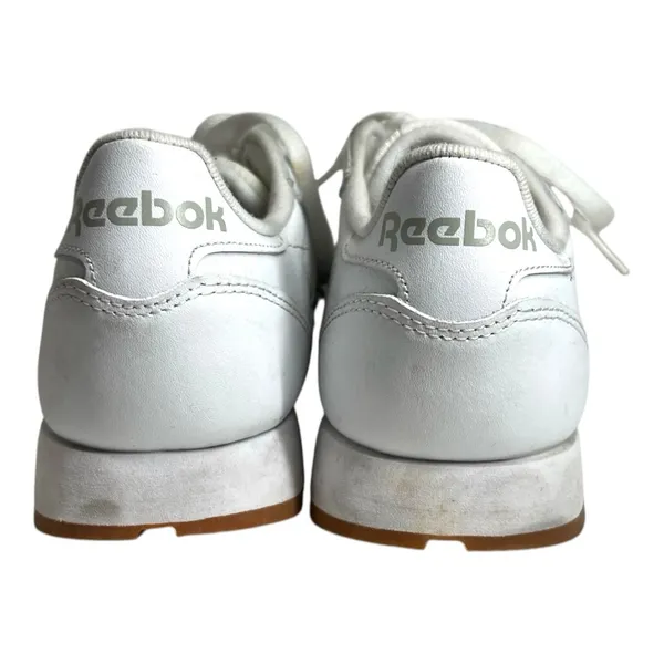 Reebok Women Classic Leather‎ Sneaker White/Gum Size 8 GY0956 - Image 5