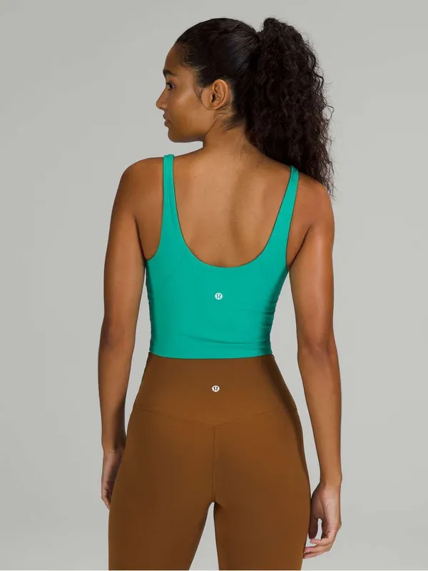 Lululemon • Align Tank Top crop Maldives Green nulu built in bra athletic yoga - Image 9