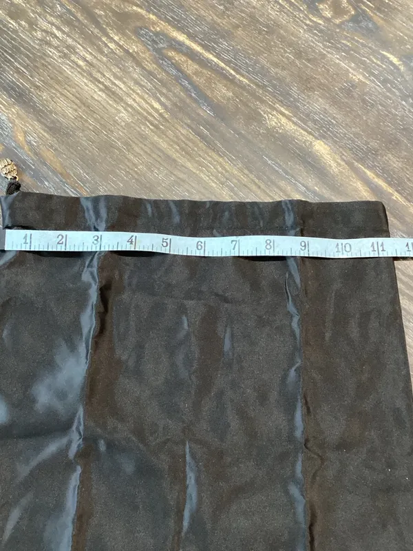 Kurt Geiger Black Satin Logo Drawstring Dust Bag - Image 4