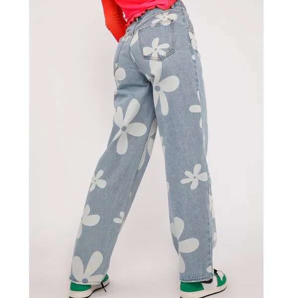 Tiger Mist Floral Jeans - Image 4