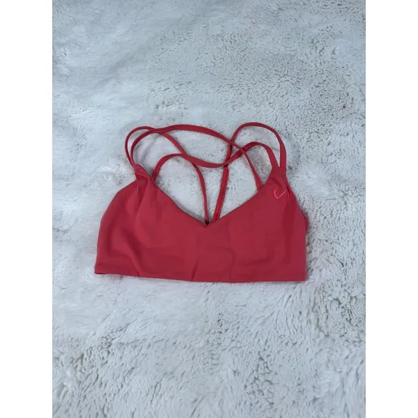 TLF Apparel Sports Bra XS Coral Pink Strappy Back Activewear Gym - Image 3