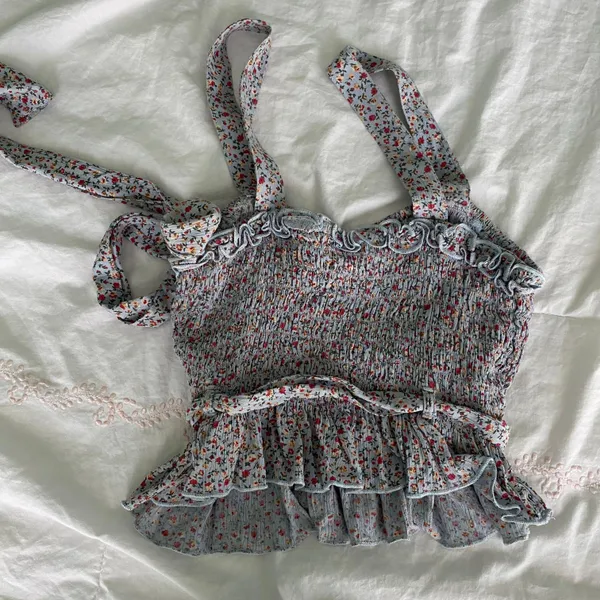 American Eagle Floral Tank - Image 3