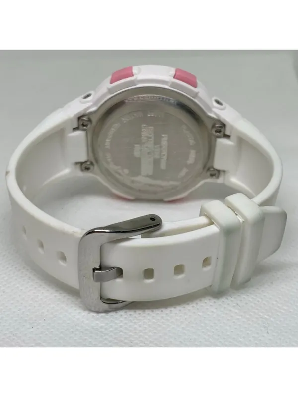 FMD women’s digital lcd watch white pink tone 40mm quartz multifunction running - Image 5