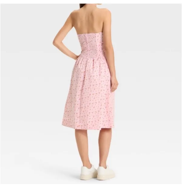 Wild Fable Floral strapless dress - Image 2