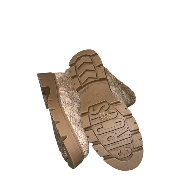 NEW Circus By Sam Edelman Clare Cozy Bootie Color: Natural Multi Knit/Shearling - Image 11