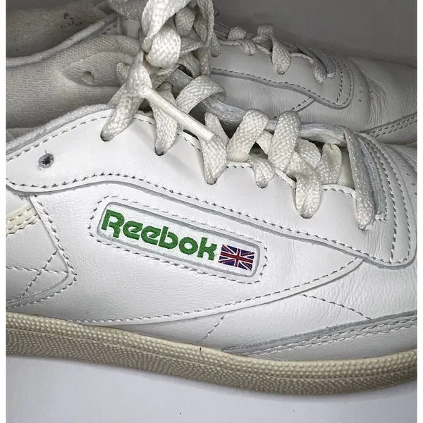Reebok Classic Club‎ C 85 Vintage Chalk & Green Retro Sneaker Size 9.5 BS8242 - Image 5
