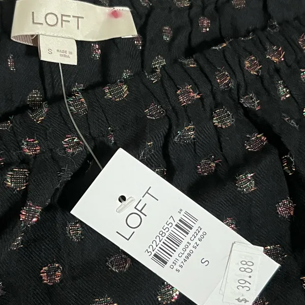 LOFT-AnnTaylor Long sleeve peasant top Size S - Image 2