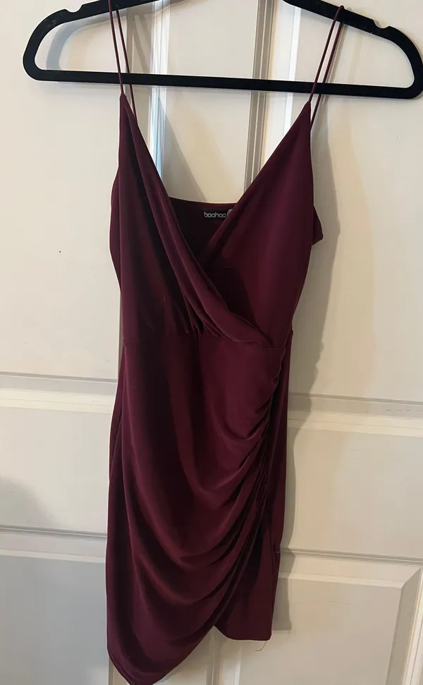 Burgundy Dress - Image 3