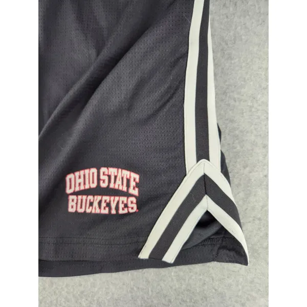VTG Champion MEDIUM Ohio State Shorts‎ Mesh Black Buckeyes Basketball Pockets - Image 2