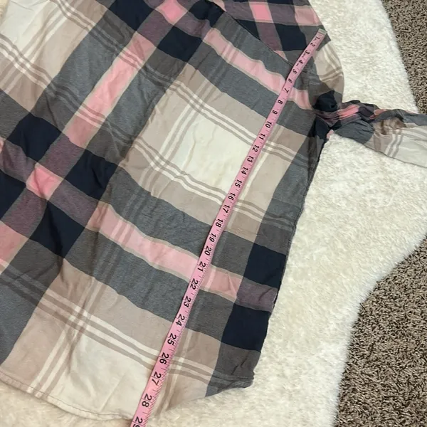 5/$30 🎈 Aerie large plaid button down shirt - Image 5