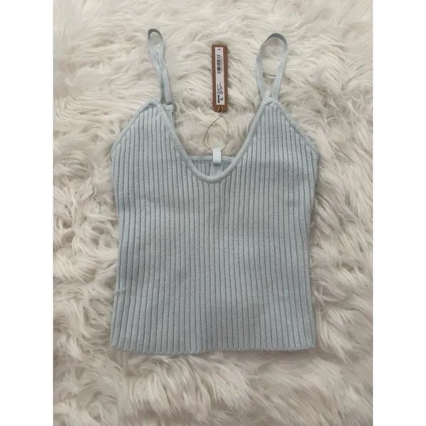 Skims Snow Bunny Shop Knit Cami Cloud Size Small - Image 6