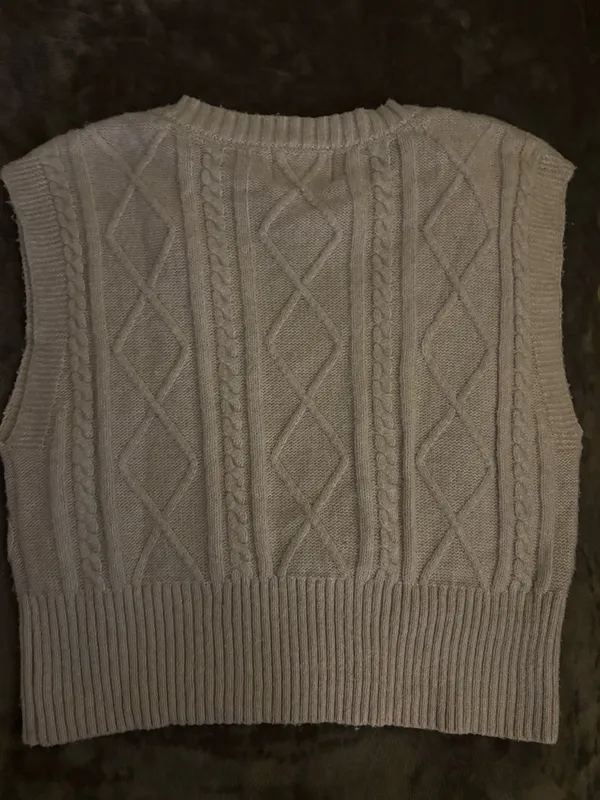 Pink Rose Sweater Vest - Image 3