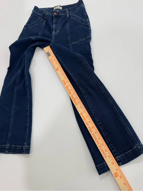 Madewell Mid-Rise Kick Out Jeans Dark Wash Size 29 - Image 8