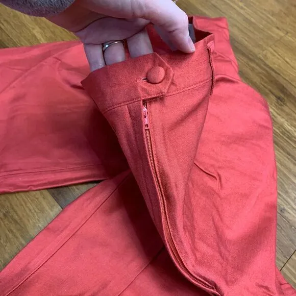 The Limited‎ Pants Womens 4 Coral Pink Stirrup High Waisted Skinny Ankle Vintage - Image 2
