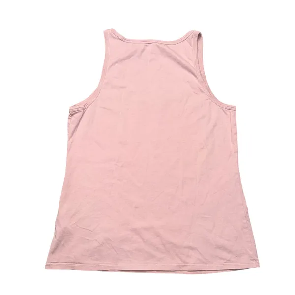 Athleta Tank Top Womens Medium Pink Excellent 100% Organic Cotton‎ Scoop Neck - Image 4