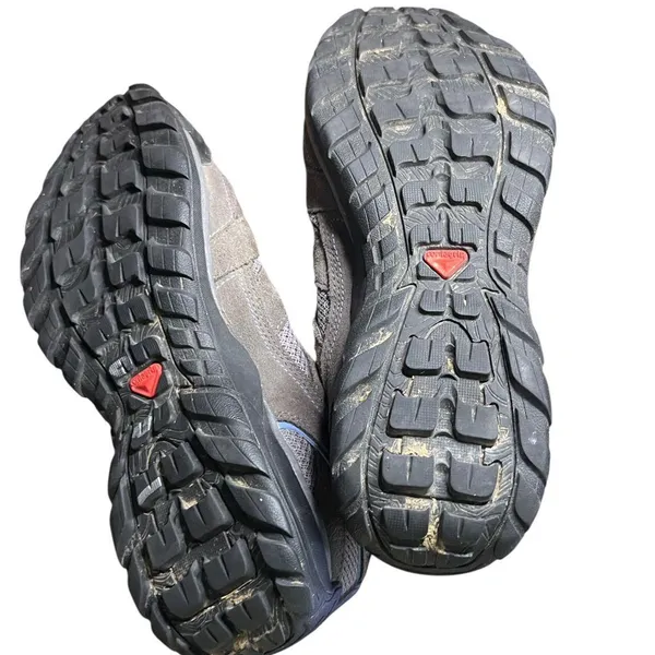 Salomon Contagrip Hiking Shoes Trail Gray Women’s 9 - Image 6