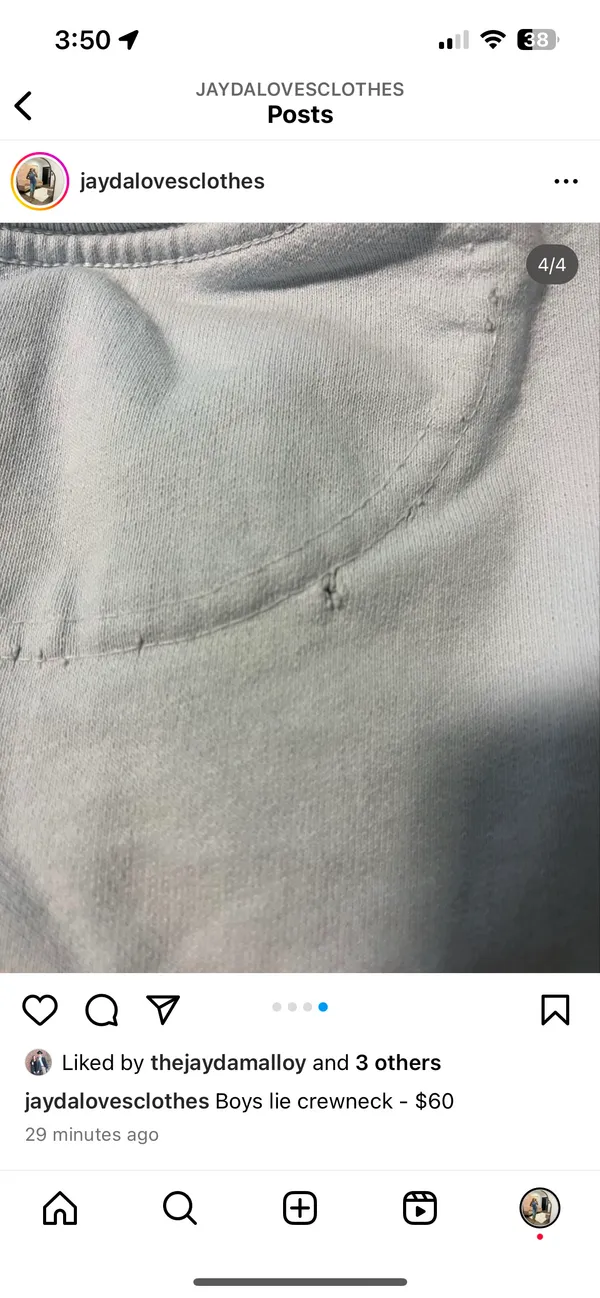 Boys Lie Crew Neck - Image 4