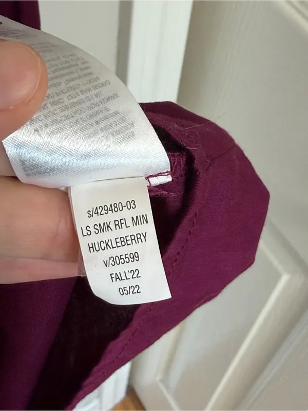 NEW GAP Smocked Ruffle Sleeve Mini Dress in Huckleberry - Size XL - Image 9