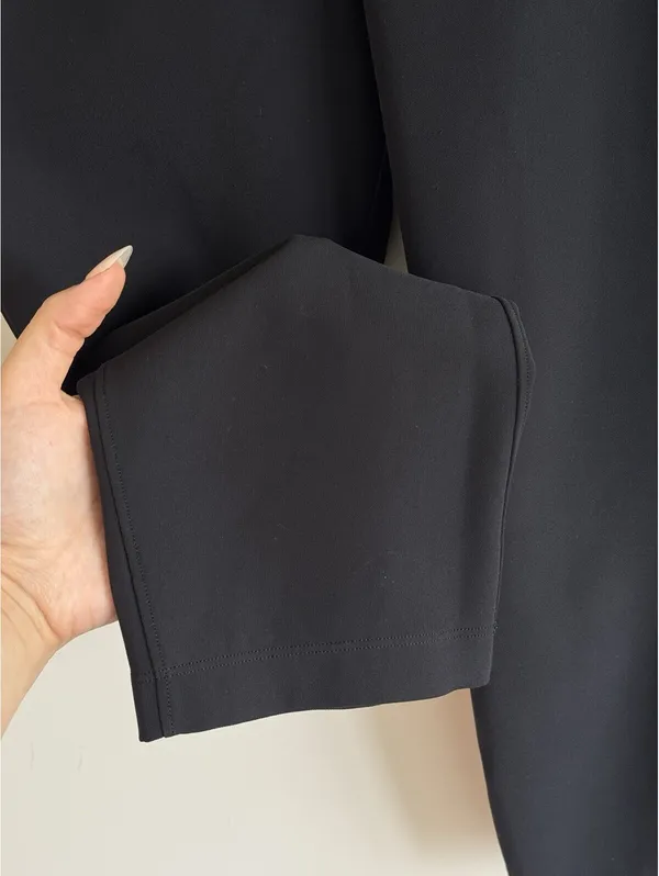 Lululemon On the Fly Crop Woven 23” Black Pants Size 2 - Image 11