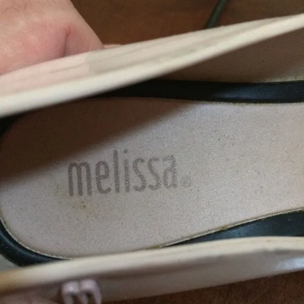 Melissa Space Love ballet flats black bow size 6 - Image 6